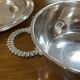 Vegetable dish and its tray in silver metal P.PLASAIT ORFEVRE