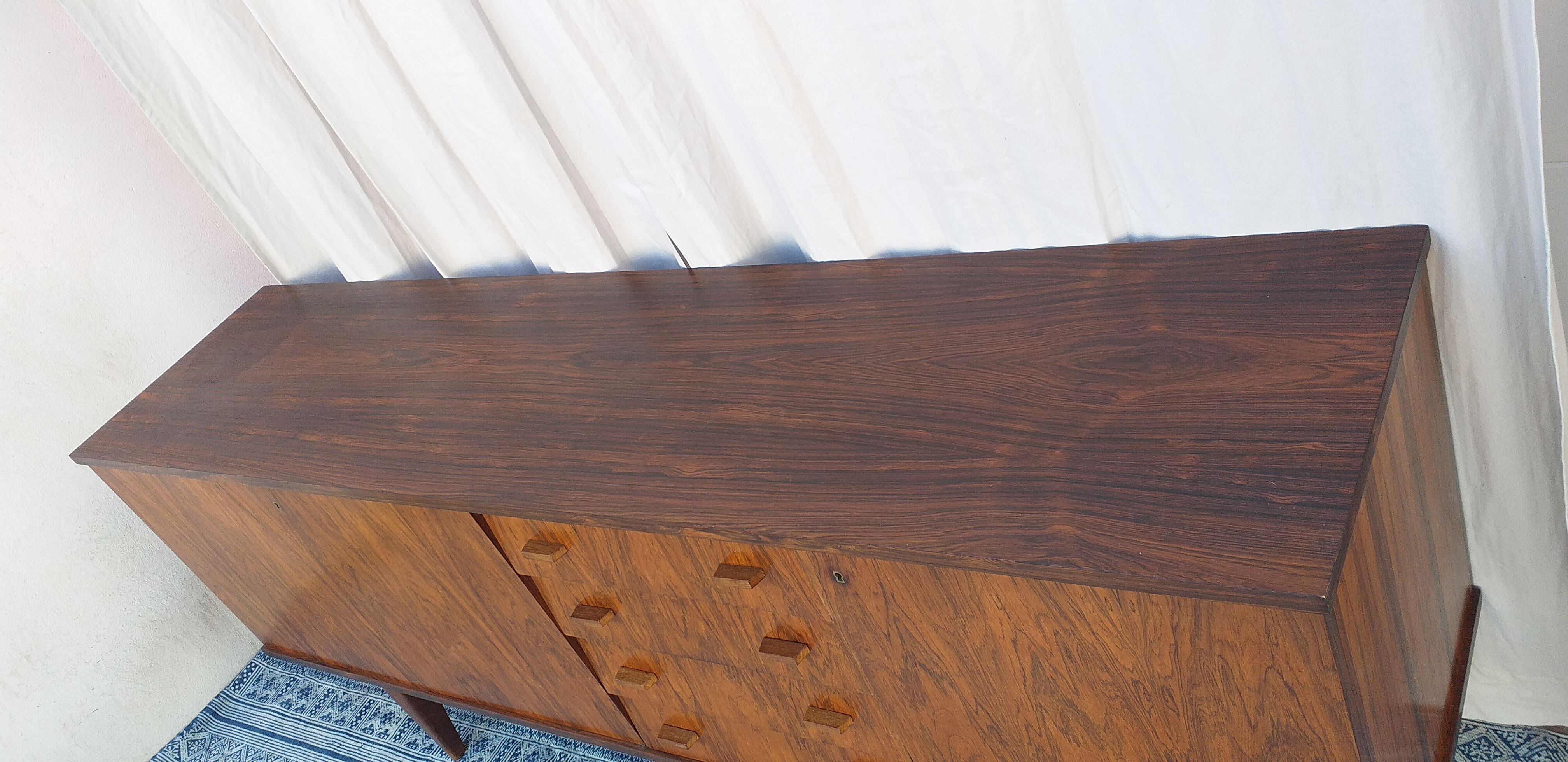 Vintage Scandinavian rosewood sideboard, 1960s