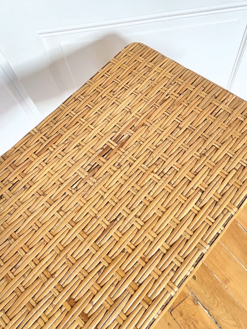 Rattan console