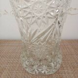 Large crystal vase