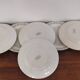 Set of 8 flat plates earth of iron st Amand n°6009