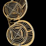 Rattan bar stools from the 60s