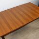 Scandinavian extendable dining table in teak – 1960s