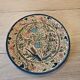 Superb decorative plate in traditional Armenian ceramic, in
