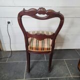 Chaise style Louis Philippe en acajou