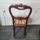 Louis Philippe style mahogany chair