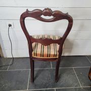 Chaise style Louis Philippe en acajou