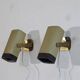 Metal and brass wall lights 1970