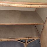 Enfilade en rotin design vintage