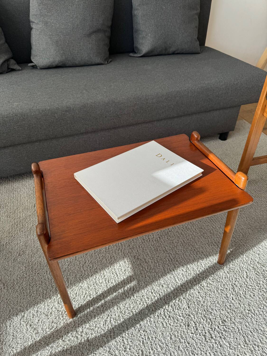 Table d'appoint vintage années 1960 en teck