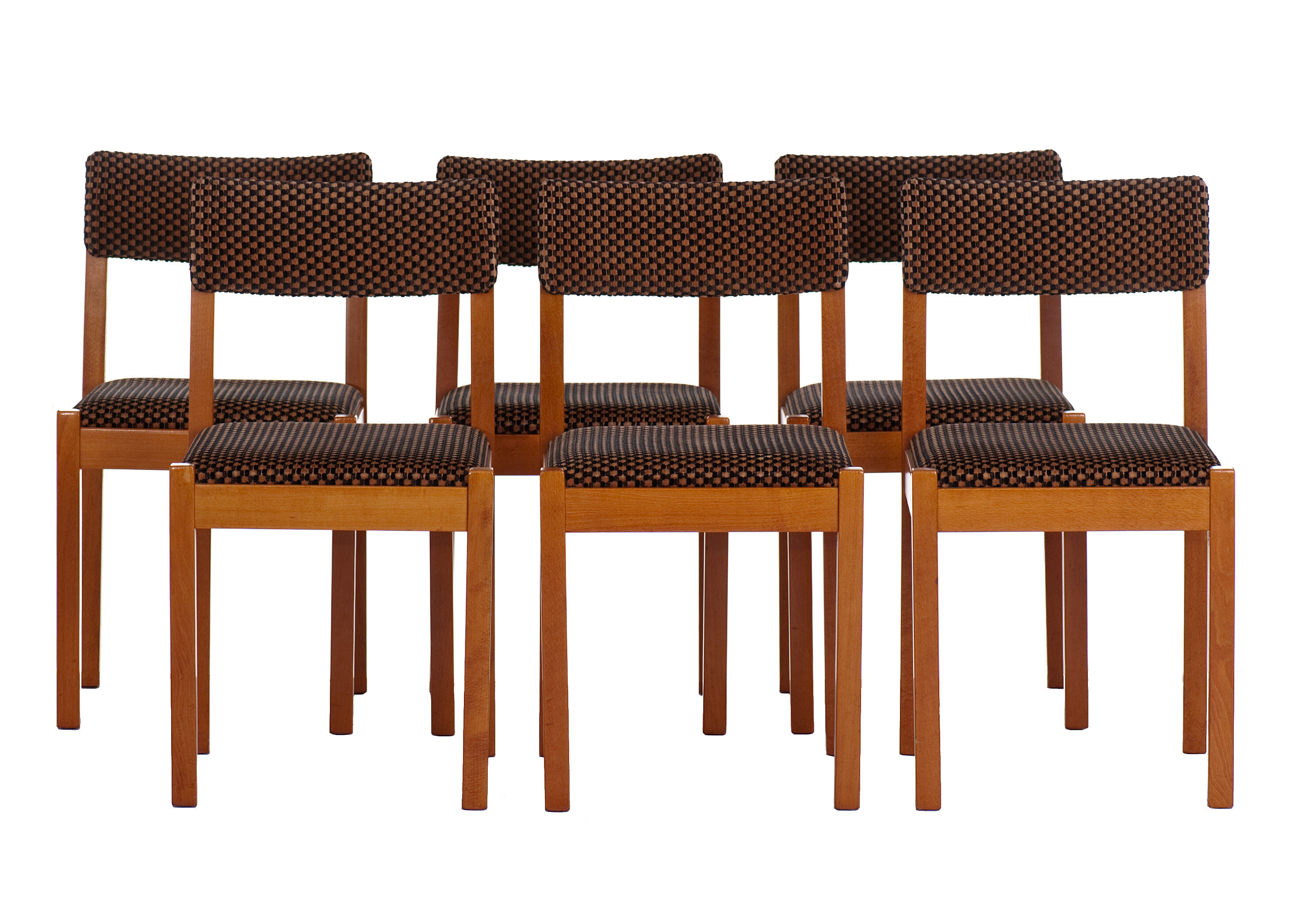 6 chairs Baumann vintage 1970