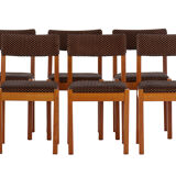 6 chairs Baumann vintage 1970