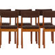 6 chairs Baumann vintage 1970