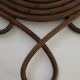 Miroir rotin années 50