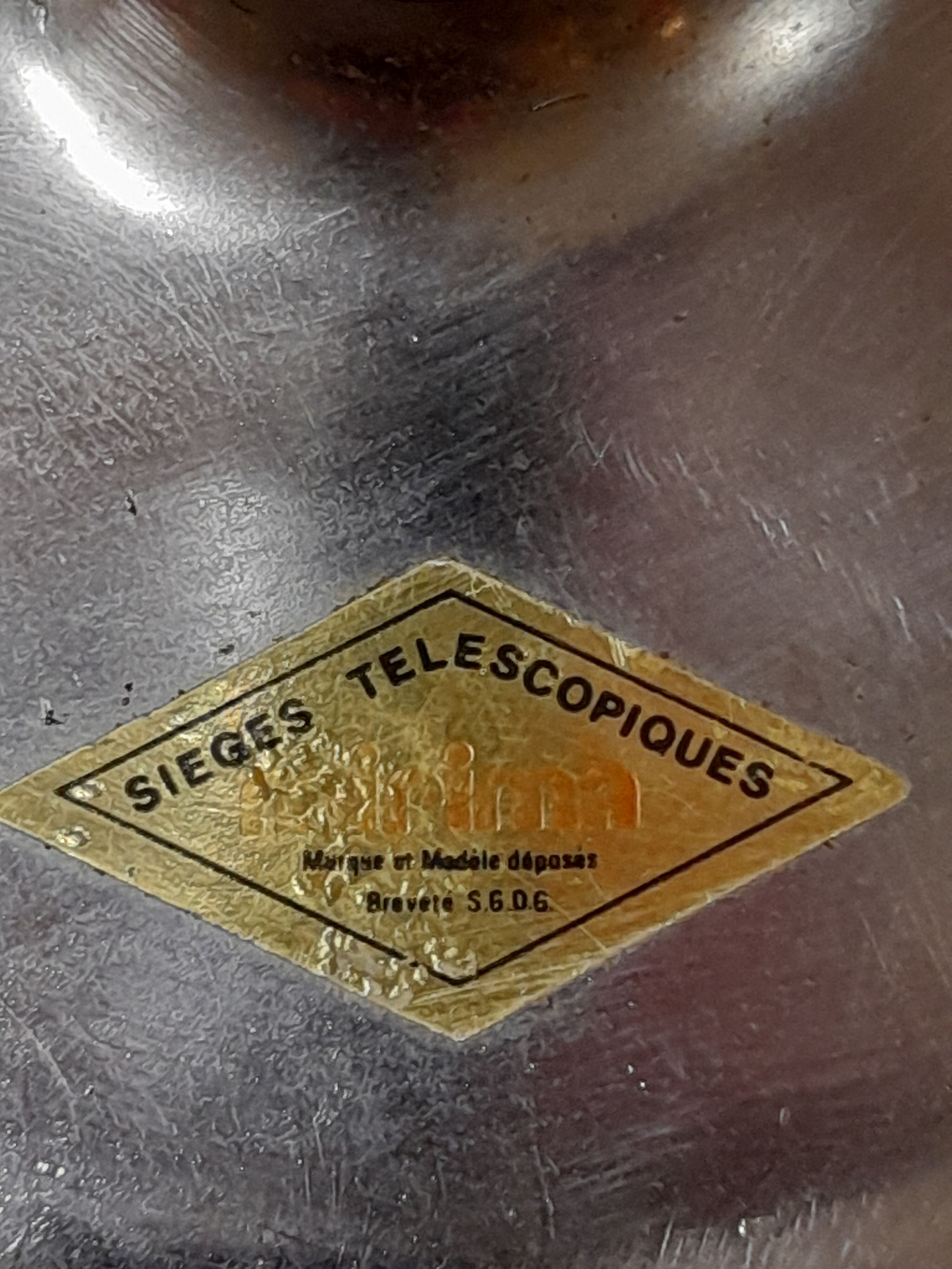 Tractor stool designed by Etienne Fermigier