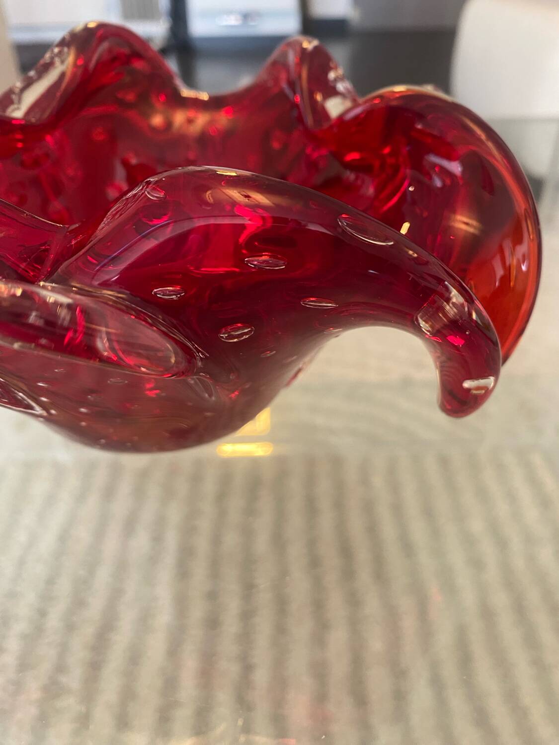 Vintage murano empty pocket by sommerso