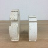 Fratelli Mannelli fish card holder in travertine