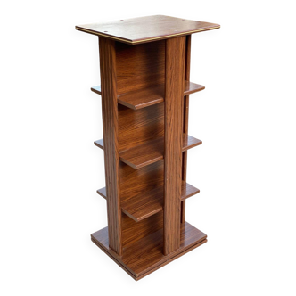 Wooden revolving bookcase