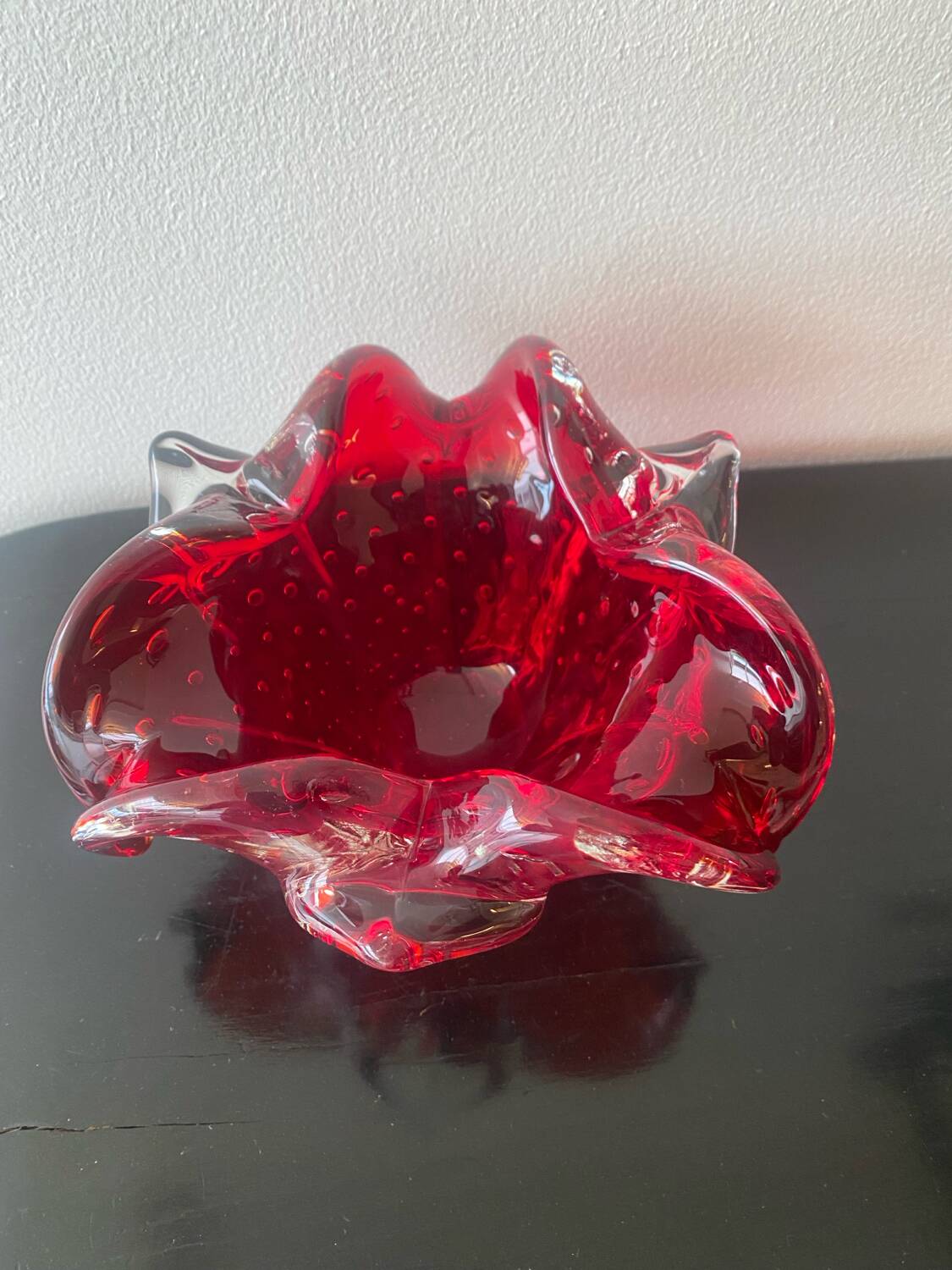 Vintage murano empty pocket by sommerso