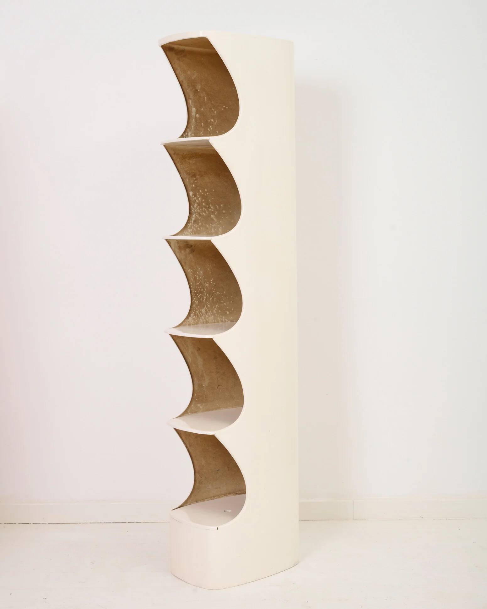 White "Totem" column, Valeric Doubroucinskis, Rodier 1970s