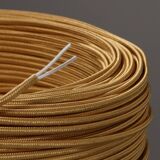 Asian lamp, 2 M fabric cable, paper lampshade