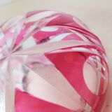 Val Saint Lambert red-lined crystal ashtray