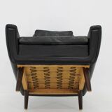 1970 Leather High Back Armchair , Denmark