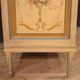 Dresser in lacquered wood with mirror Louis XVI