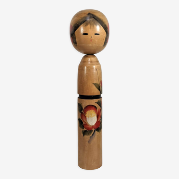 Kokeshi doll by Mrs. Sato Kozon vintage Japan 1960-70