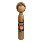 Kokeshi doll by Mrs. Sato Kozon vintage Japan 1960-70