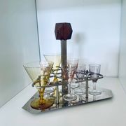 Service à liqueur Art Déco
