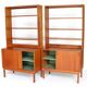 Paire de bibliothèques scandinaves
