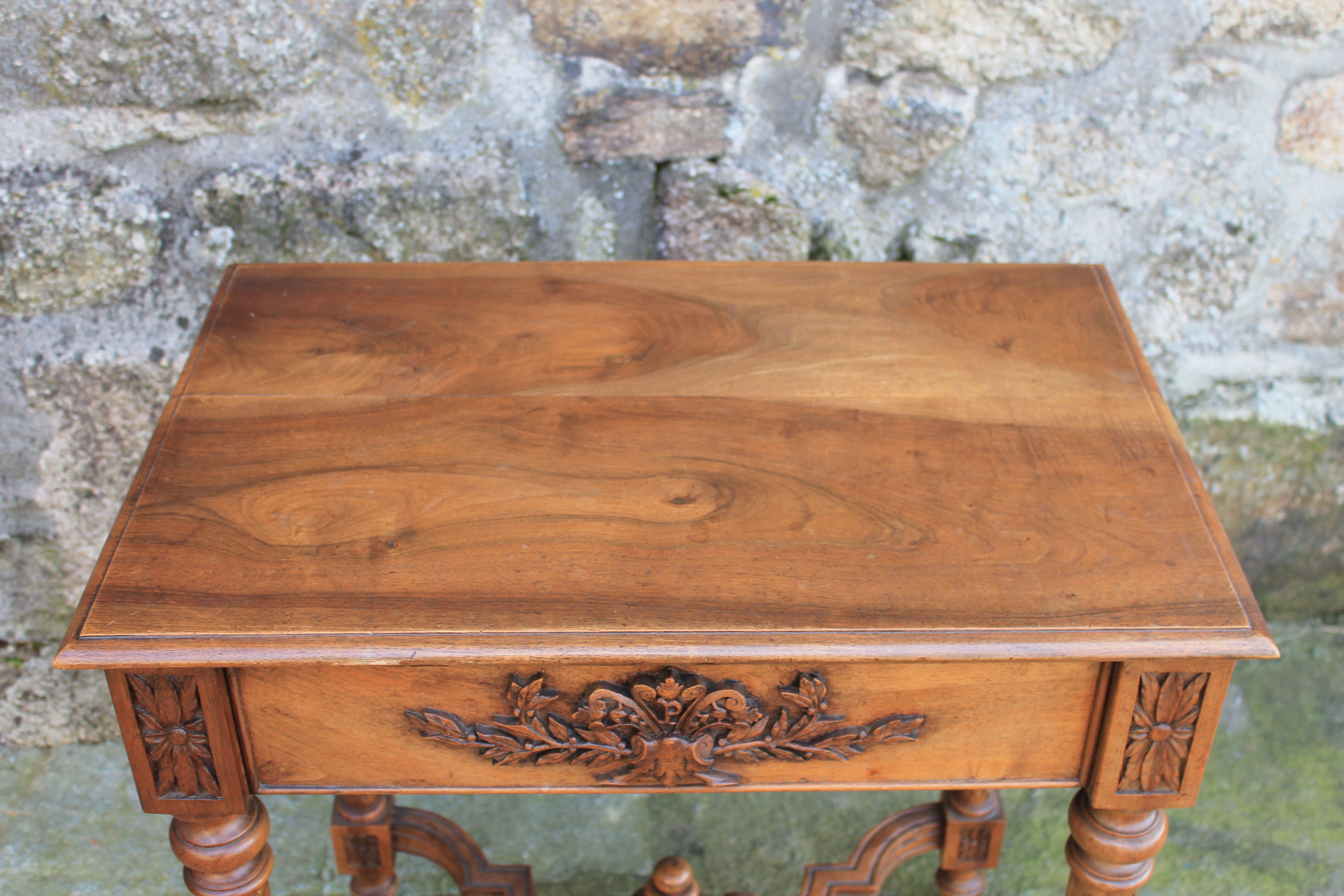 Walnut writing table