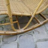 Circular Rocking Chair, MCM, 1960s, Italy