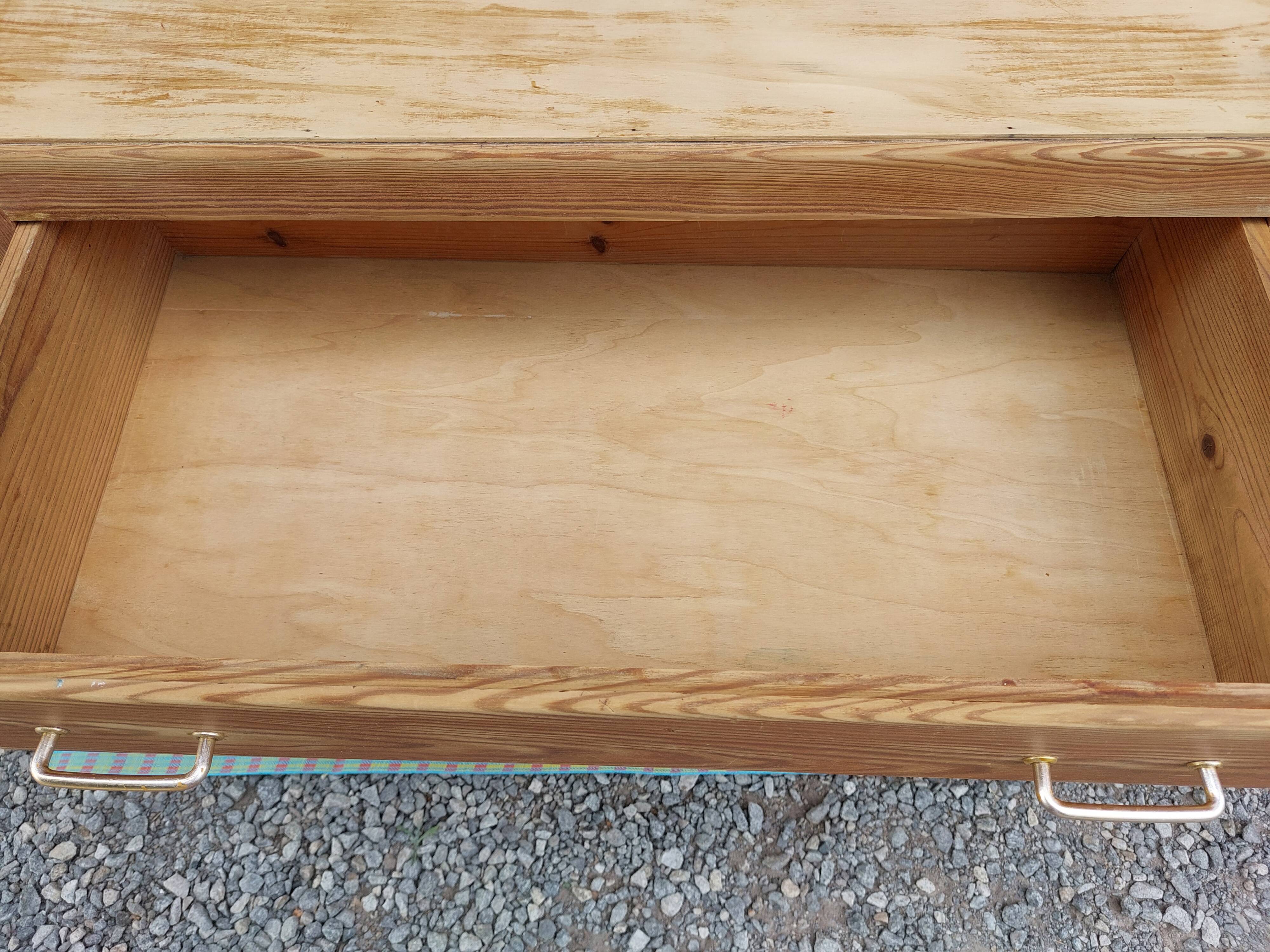 Sanded chest of drawers