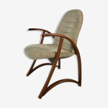 Scandinavian modernist armchair 70's
