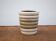 ceramic pot signed Lucien Brisdoux, signed planter, plant pot, ceramic pot cover