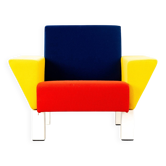 ETTORE SOTTSASS. Fauteuil de la série Westside pour Knoll International