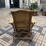 Rattan transat daybed