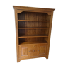 Solid oak wood bookcase