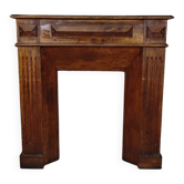 Manteau de cheminée en bois