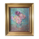 Table HST "Bouquet of flowers" ec. impressionist signed Lorenté + frame