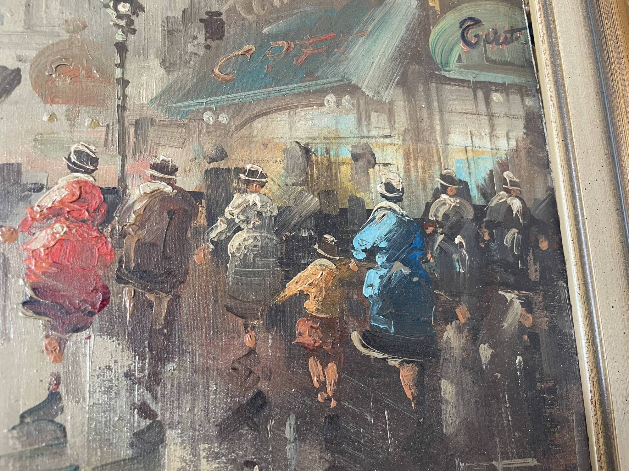 Signed Montmartre painting
