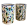Pair of glazed ceramic pot covers