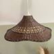 Vintage wicker pendant light