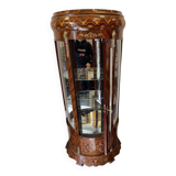 Prestigious Louis XV style display cabinet in wood and bronze – Classic elegance