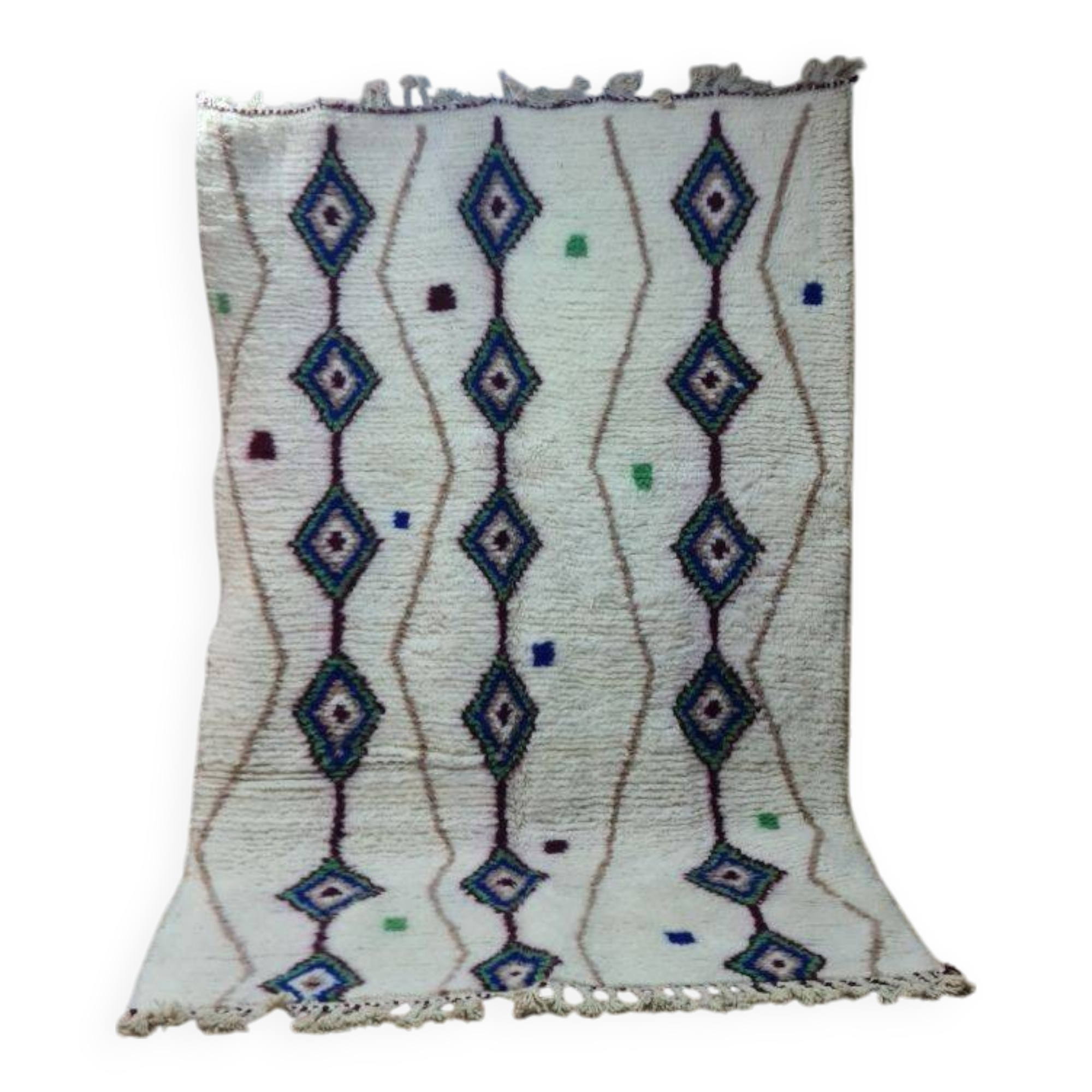 Traditional handmade Beni Ouarin rug size 150 x 250 cm