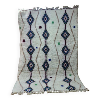 Tapis beni ouarin fait main traditionnelle taille 150 x 250 cm