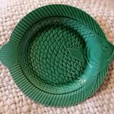 Set of 11 vintage sarreguemines fish plates