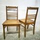 Paire de chaises vintage années 50